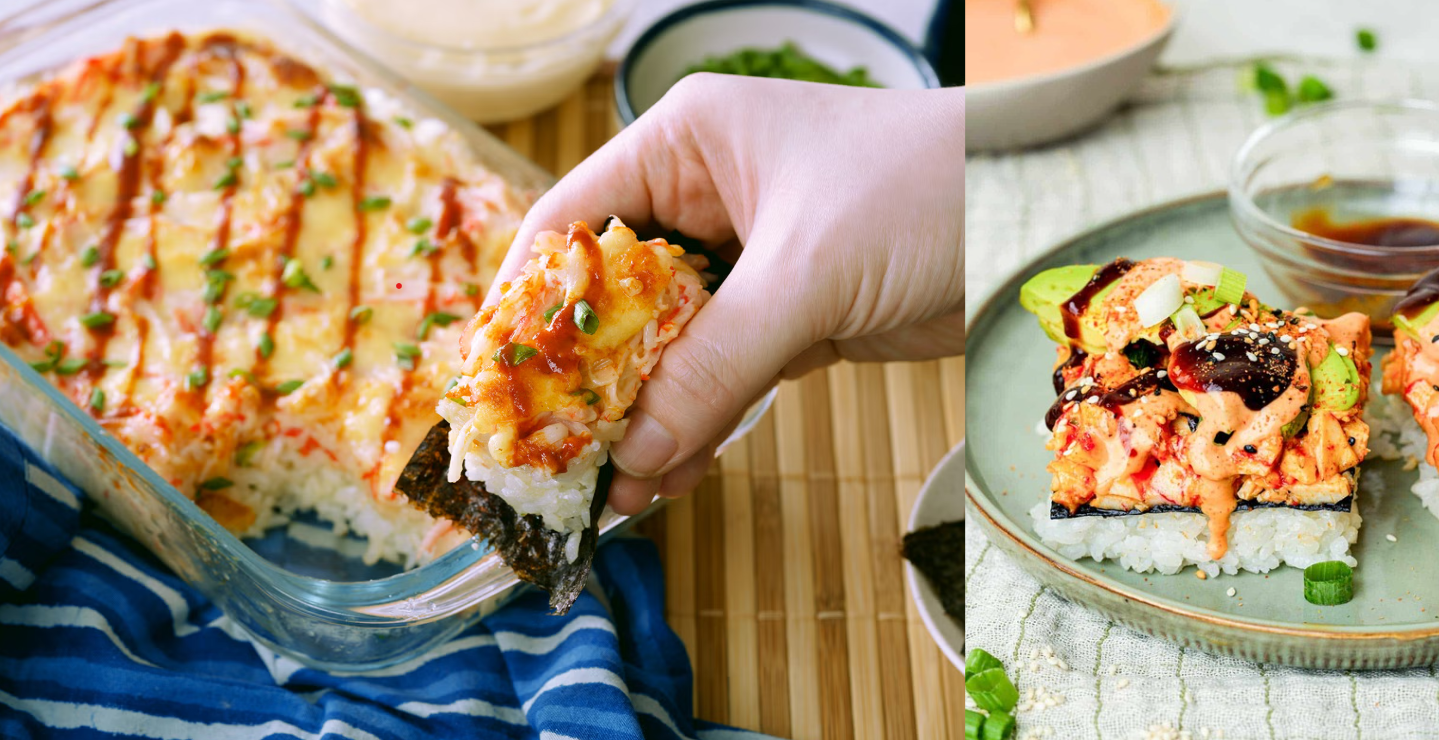 sushi bake